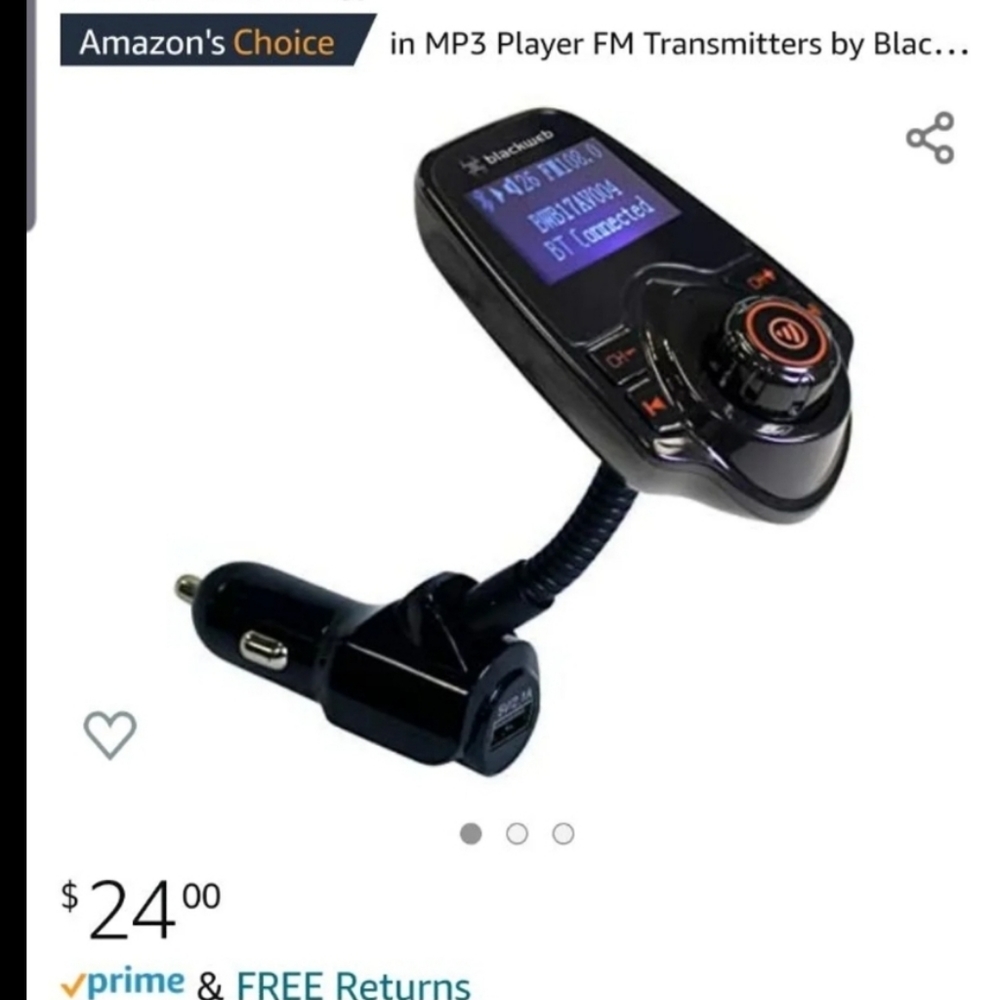 SOLD Blackweb FM with Bluetooth technology